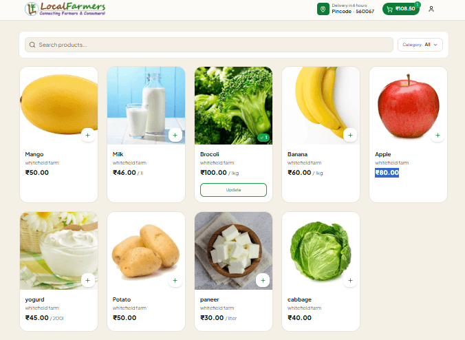 Product catalog